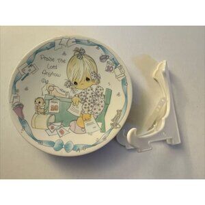 Precious Moments Mini Gift Plate Praise The Lord Anyhow Girl MA1